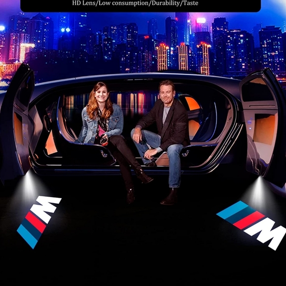 New for BMW M sport car door projector Puddle welcome lights - Picture 1 of 2